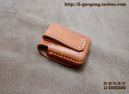 Кожаная кожаная кожа Zippo Fire Machine Set Zippo Fire Machine Sag [Li Guogang Pi Fang]