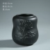 Bình hoa đá cổ điển Bình hoa Trung Hoa bình hoa hoa gốm gốm đen bình gốm - Vase / Bồn hoa & Kệ giỏ hoa treo tường Vase / Bồn hoa & Kệ