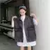 Mùa thu mới của phụ nữ phiên bản Hàn Quốc của áo khoác vest đơn ngực áo khoác thủy triều giản dị hoang dã áo khoác denim không tay - Áo vest