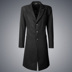 Đặc biệt cung cấp người đàn ông Anh của len len dài coat coat nam mỏng dài áo len nam F179 Áo len