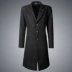 Đặc biệt cung cấp người đàn ông Anh của len len dài coat coat nam mỏng dài áo len nam F179