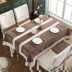 Vải cotton Bắc Âu nghệ thuật hình chữ nhật ăn khăn trải bàn châu Âu vải retro ghế châu Mỹ phòng khách nhung khăn trải bàn khăn trải bàn hình chữ nhật Khăn trải bàn