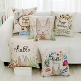 Мультяшный милый детский кролик, подушка, диван, квадратная наволочка, популярно в интернете