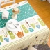 Phim hoạt hình dễ thương Nhật Bản khăn trải bàn cotton linen bảng vải trẻ em nhỏ tươi Hàn Quốc mẫu giáo máy tính bảng bàn cà phê Khăn trải bàn