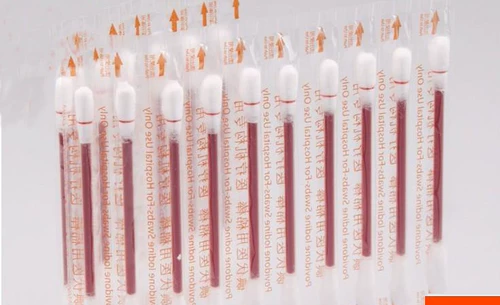 Бесплатная доставка йодофор хлопковое хлопковое хлопковое хлопковое мазон легко переносить стерильную независимую установку 100