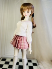 Одежда для кукол BJD （菜包猪肉铺）bjd4分熊妹熊蛋兔豆豆娃衣单品毛衣裙子