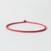 Rất đẹp và đơn giản năm nay vòng tay dây đỏ nam và nữ đôi tay dệt tay dây đỏ - Vòng đeo tay Clasp vòng tay vàng 18k Vòng đeo tay Clasp