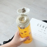Cartoon Simple Glass Cup Cute Women Women Water Water Cup с масштабным стилем в корейском стиле.
