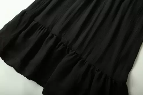 Летнее платье-комбинация, юбка, платье, в корейском стиле, высокая талия, стиль бохо