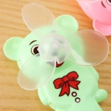 Милый портативный маленький мультяшный вентилятор для школьников, с медвежатами, начальная и средняя школа