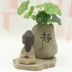 Tượng phật nhỏ Phật trang trí cát trang trí nhà thủ công phòng khách học văn phòng Trung Quốc Zen