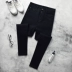Phiên bản mới của Hàn Quốc cao eo 9 điểm quần jeans nữ mùa thu màu đen mỏng mỏng bó sát size lớn chân nhỏ bút chì đầm nữ Cộng với kích thước quần áo