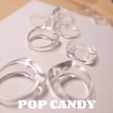 Мультяшное прозрачное кольцо ручной работы