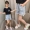 Quần short denim cô gái mùa hè 2020 cô gái mới tất cả các kết hợp mặc bên ngoài phong cách phương tây mùa hè cô gái lớn quần mỏng trẻ em - Quần