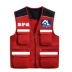 Cứu hộ khẩn cấp vest 2019 nhân viên an ninh dịch vụ chống cháy môi trường phản quang nhiều túi áo vest màu xanh lục 3 - Dệt kim Vest Dệt kim Vest