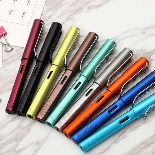 Подлинная бесплатная доставка Германия Lamy Lingmei Al-Star Series Series Pen Pacific Blue Aluminum сплав Гравирование