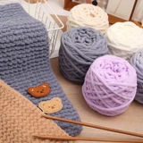 Мягкий плетеный шарф ручной работы, крючок для вязания, тапочки подходит для мужчин и женщин, набор материалов, «сделай сам»