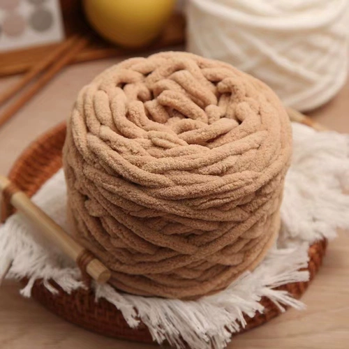 Мягкий плетеный шарф ручной работы, крючок для вязания, тапочки подходит для мужчин и женщин, набор материалов, «сделай сам»