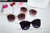 2017 new hồng sunglasses nữ hipster sunglasses nữ khuôn mặt tròn lớn màu đen kính mát hộp kính lái xe retro