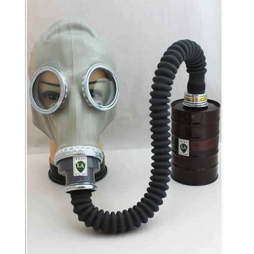 Противогаз, резиновая маска