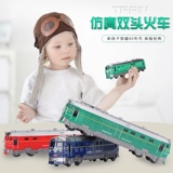 Модель поезда, инерционная игрушка, реалистичная машина, поезд, ностальгия