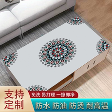 Коврики Журнальный столик 网红ins印花桌垫茶几桌布pvc中国风防水防油防烫软玻璃家用餐桌垫