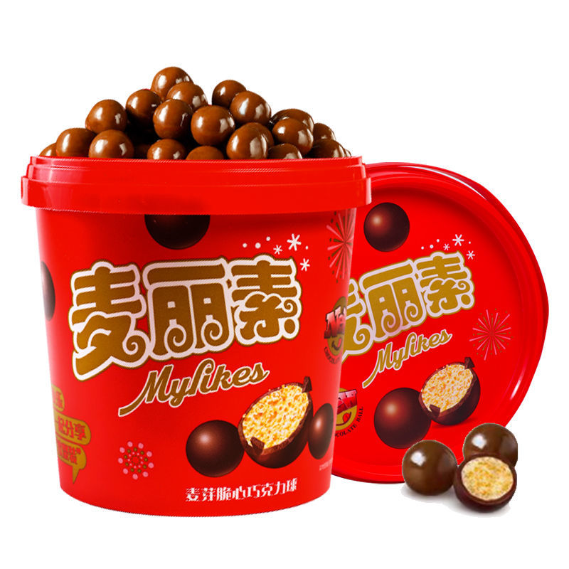 【买1桶送1桶】麦丽素正版桶装麦丽素麦芽脆芯巧克力网红麦丽素