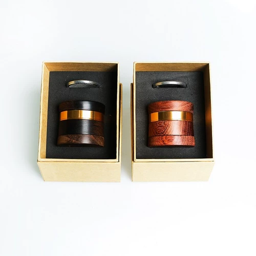 Европейская и американская взрывчатая деревянная мельница из орехового ореха 63 мм четырехслойные алюминиевые сплавные сплав