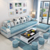 Đơn giản vải sofa kích thước căn hộ phòng khách đầy đủ-phù hợp với nhiều người kết hợp sofa Ghế sô pha