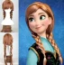 Hoạt hình cosplay Elsa ăn mặc dự tiệc Kiểu tóc Elsa Frozen Elsa công chúa Anna tóc giả miễn phí vận chuyển