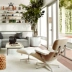 Cloud master thiết kế nội thất Bắc Âu Eames ngồi có thể ngả ghế sofa đơn ánh sáng sang trọng xoay ghế ông chủ trở lại