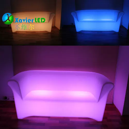 Прямая продажа светодиодного света -эмитационного двойного диван