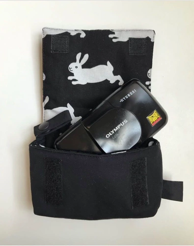 Брендовый милый кролик, система хранения, камера, черная защитная сумка для техники, Южная Корея, новая коллекция