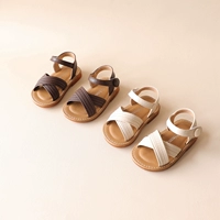 Летние сандалии для принцессы, мягкая нескользящая пляжная обувь для раннего возраста, 2023, в корейском стиле