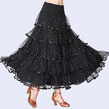 Современная танцевальная юбка Новая национальная ставка танцевальная юбка Dance Dance Walz Skir