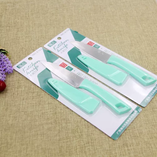 Сильный человек 6102 фруктовый нож, не расколочный с домом для ножек с нержавеющей сталью для очистки ножа кухонные овощи, чтобы очистить нож