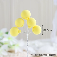 Желтый воздушный шар из пены
