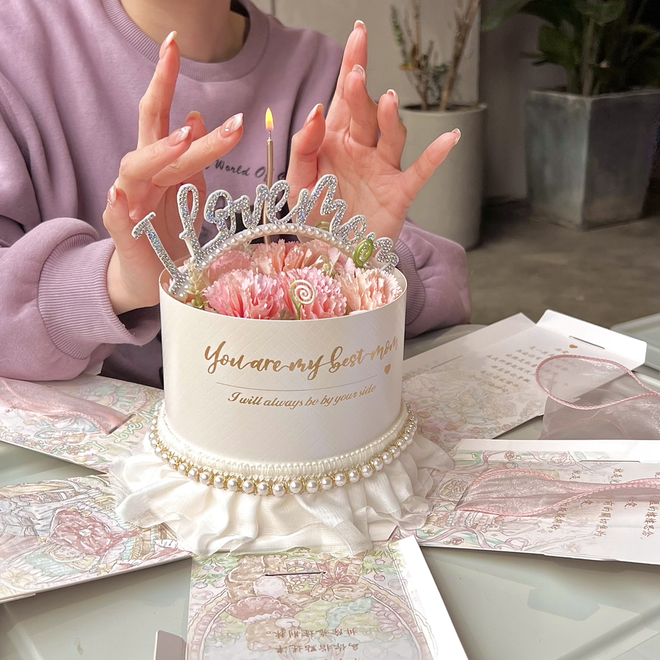 小星星の天空: Carnation Cupcakes 康乃馨杯子蛋糕