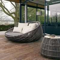 На открытом воздухе диван лежа балкон балкон ленивый дизайнерский гостиная сад