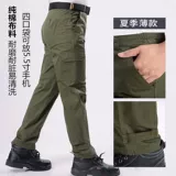 Износостойкие летние штаны, свободный прямой крой