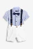 Spot UK NEXT Kids 18 Summer Boy Boy Bow Tie Áo sơ mi Bibs Năm Bộ đầm cũ - Váy trẻ em