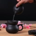 Trà cát màu tím rò rỉ trà thép không gỉ lọc Kung Fu tea set phụ kiện lọc gốm trà phễu trà tách trà lọc