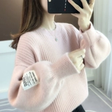 Демисезонный бархатный свитер, 2021 года, городской стиль, оверсайз, увеличенная толщина