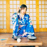 Японский длинный классический костюм, банный халат подходит для фотосессий