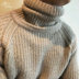 Hàn Quốc Dongdaemun dày ấm áp cao cổ áo len nam thanh niên thời trang Hàn Quốc phiên bản của gió gió đan đáy xu hướng áo sơ mi Áo len cổ tròn