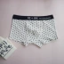 Cặp đôi đồ lót cotton nam boxer nữ tam giác chấm in đồ lót dễ thương