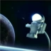 Phi hành gia dẫn ánh sáng ban đêm máy tính ánh sáng ngoại vi có thể được hỗ trợ bởi usb mát hấp dẫn ánh sáng trắng