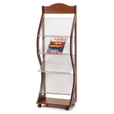 Простая книга репортажа о газетном офисе Fringeer Информация о Hermore Журнал Журнал полки деревянный пропагандистский шоу