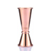 Bar Soul Rose Gold Roll Wineer 25 / 50ml Ox Bar Counter Cup Jigger Đo Cup Wine - Rượu vang ly rượu vang thuỷ tinh Rượu vang