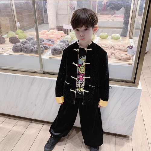 Spot Baby Dino индивидуализированный мужчина и девочки два нового года золото, серебряные плиты, чистые сосновые штаны